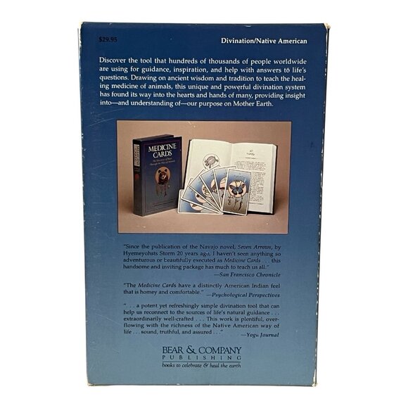 Medicine Cards Discovery of Power Throughout Ways of Animals Book Cards Vtg1988 - Picture 5 of 14